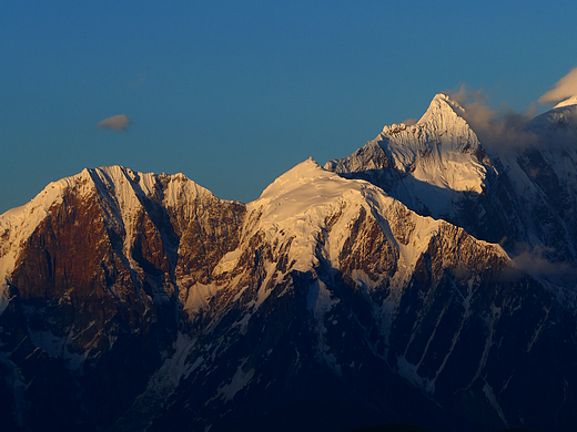 白狐/雪域高原/山峰