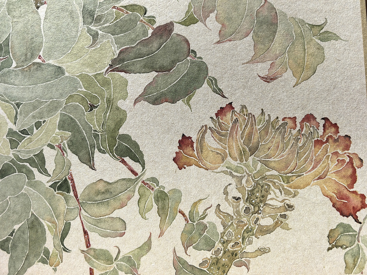 云南·火焰花（图ZNDAyNDEyMzIw） - 绘画 - 站酷设计师玄乙子原创素材 - 站酷ZCOOL