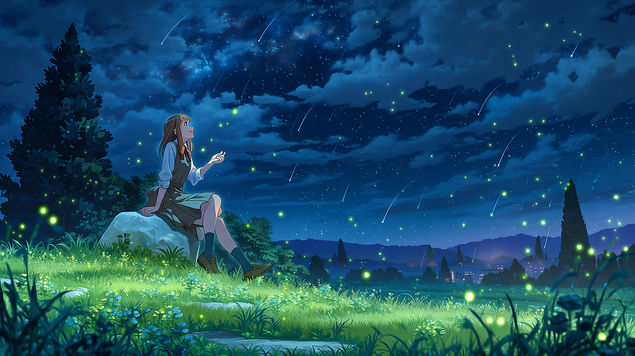 在末日觀看世界最后一場(chǎng)流星雨（圖ZNDAyNDEzNzA4） - 短片 - 站酷設(shè)計(jì)師時(shí)雨__原創(chuàng)素材 - 站酷ZCOOL