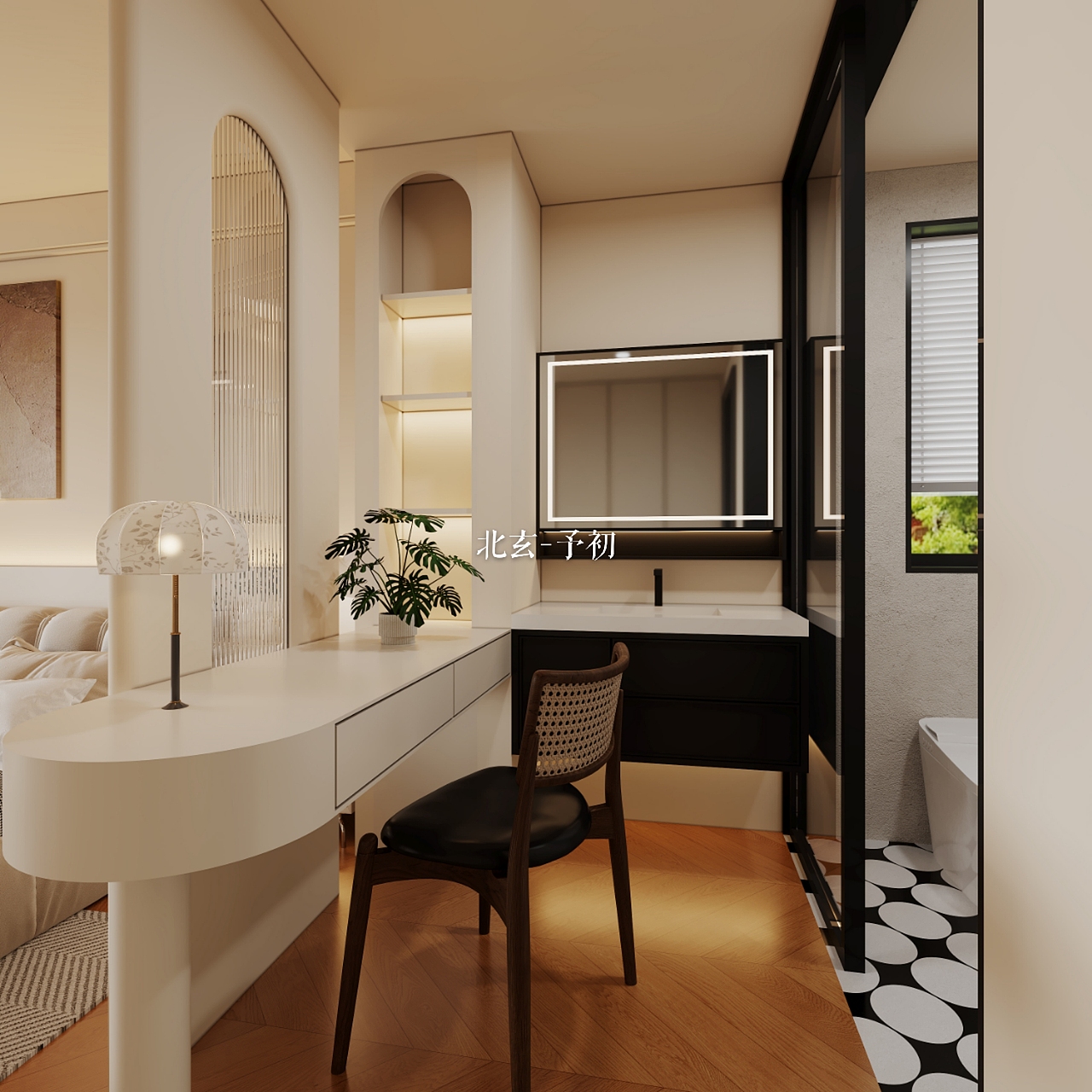 現(xiàn)代法式中古風(fēng)（圖ZNDAyNDE0MDA0） - 家裝設(shè)計(jì) - 站酷設(shè)計(jì)師予初呀0100原創(chuàng)素材 - 站酷ZCOOL