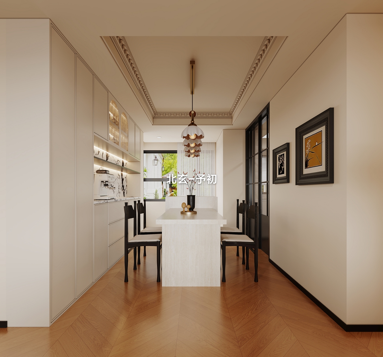 現(xiàn)代法式中古風(fēng)（圖ZNDAyNDE0MDI4） - 家裝設(shè)計(jì) - 站酷設(shè)計(jì)師予初呀0100原創(chuàng)素材 - 站酷ZCOOL