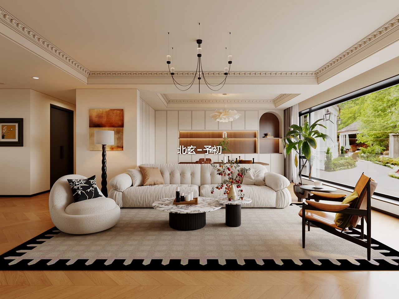 現(xiàn)代法式中古風(fēng)（圖ZNDAyNDE0MDAw） - 家裝設(shè)計(jì) - 站酷設(shè)計(jì)師予初呀0100原創(chuàng)素材 - 站酷ZCOOL