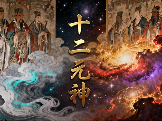 《永乐宫之十二元神》