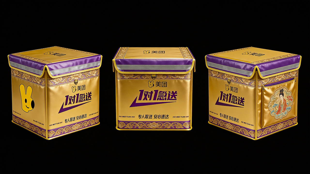 妖精也点外卖？美团外卖1对1急送｜参赛作品（图ZNDAyNDIyMTY4） - AI作品 - 站酷设计师张小喵Tensor原创素材 - 站酷ZCOOL