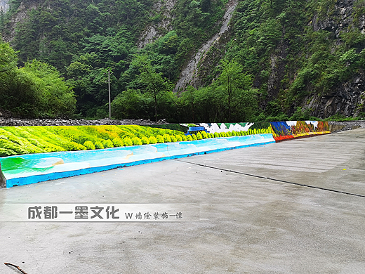 风景壁画，美丽乡村，乡村文化墙