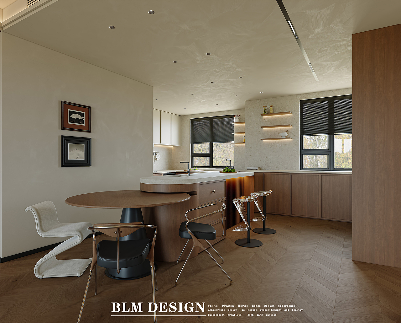 现代别墅家装效果图（图ZNDAyNDI0Mjg4） - 商业空间设计 - 站酷设计师白龙马效果图安安原创素材 - 站酷ZCOOL