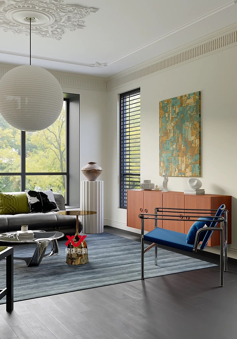 现代法式计极简丨抵达生活的浪漫（图ZNDAyNDI0NTQ0） - 家装设计 - 站酷设计师诗诗小仙女原创素材 - 站酷ZCOOL