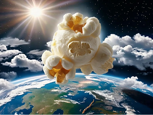 陨石即将撞击地球