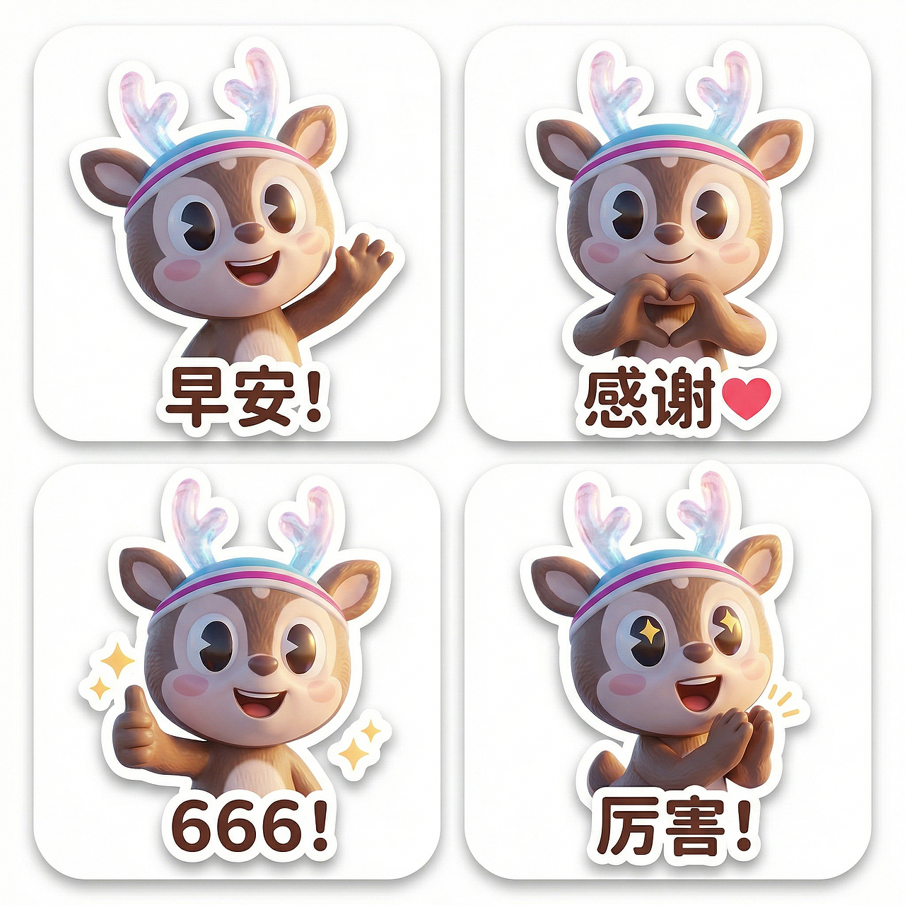 【IP形象设计】“雪绒鹿Lumi”冬季运动主题（图ZNDAyNDM1MDI4） - IP形象 - 站酷设计师eugue原创素材 - 站酷ZCOOL