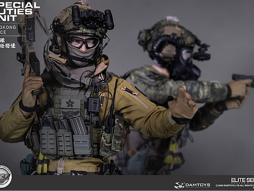 DAMTOYS 香港警察特别任务连 飞虎队 NO.78113