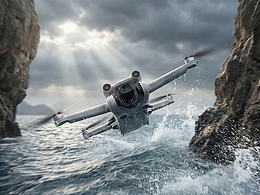 AI赋能，让场景制作更简单，一组键盘和无人机图片