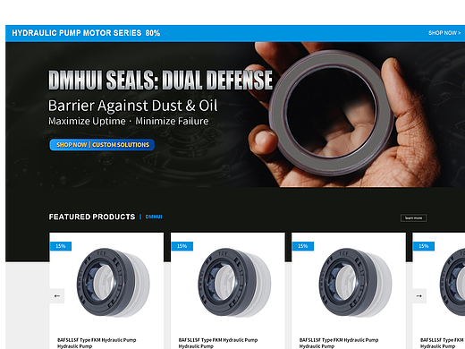 跨境独立站网页UI设计