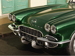 汽车渲染——雪佛兰Chevrolet Corvette 1962