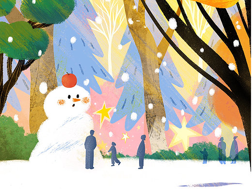 ❄️（个人主页-ZNzMxMzkzMzY=） - 商业插画 - 站酷设计师XJing_原创素材 - 站酷ZCOOL