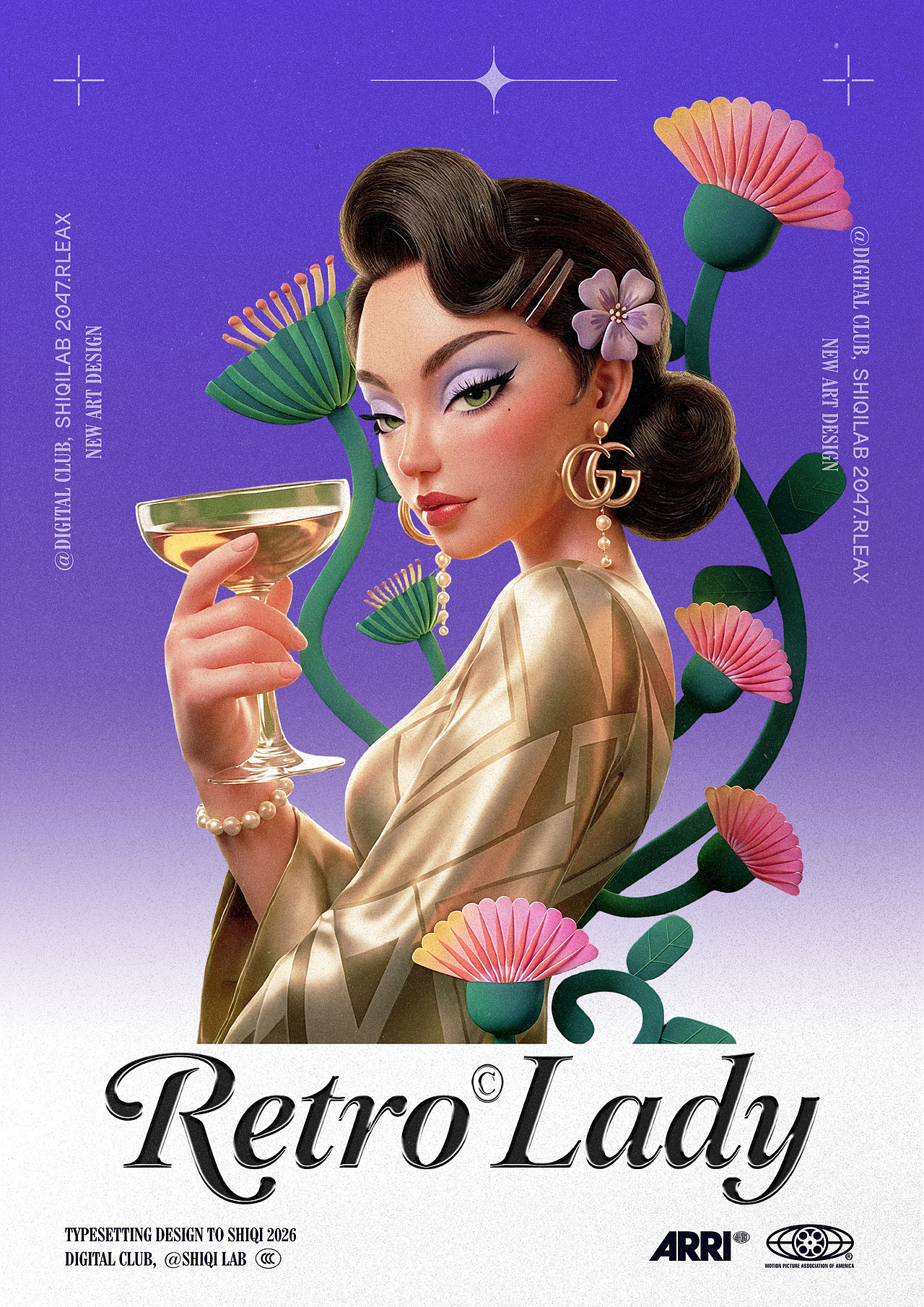 AI人物设计｜复古优雅Lady（图ZNDAyNDUwNDk2） - AI作品 - 站酷设计师蘇筱曼原创素材 - 站酷ZCOOL