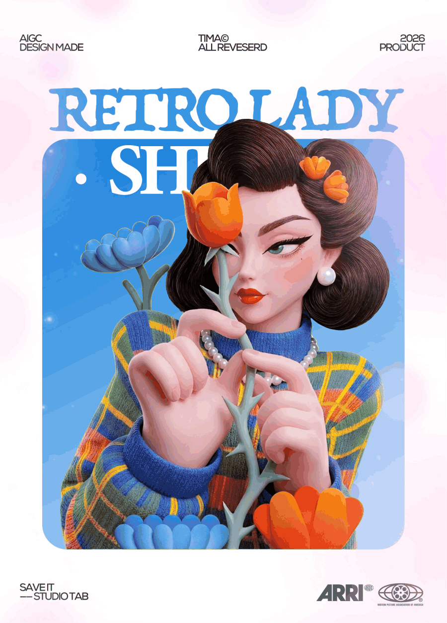 AI人物设计｜复古优雅Lady（图ZNDAyNDUwNTMy） - AI作品 - 站酷设计师蘇筱曼原创素材 - 站酷ZCOOL
