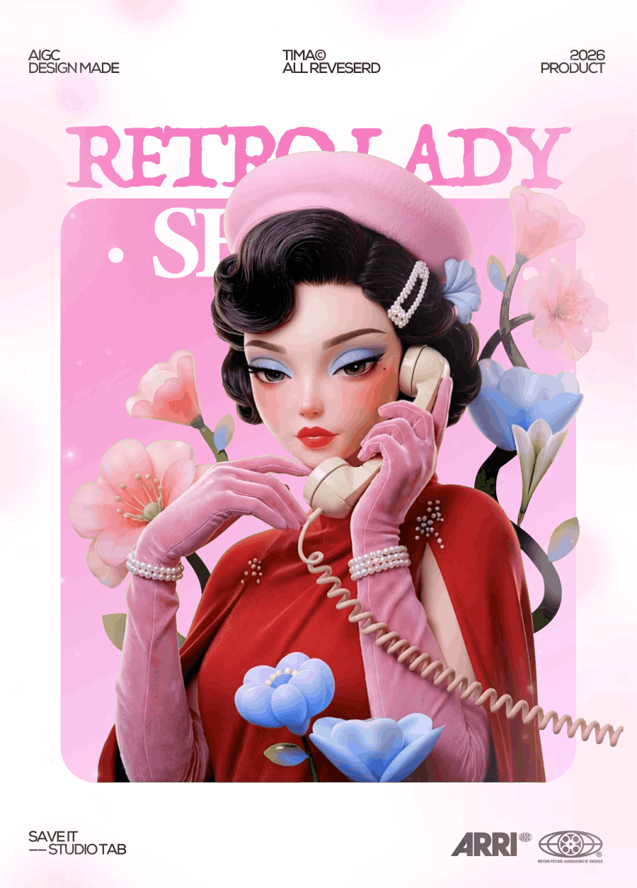 AI人物设计｜复古优雅Lady（图ZNDAyNDUwNTUy） - AI作品 - 站酷设计师蘇筱曼原创素材 - 站酷ZCOOL