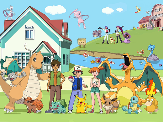 宠物小精灵（个人主页-ZNjgxMDQ2ODg=） - 动画片 - 站酷设计师鲁鲁修ty原创素材 - 站酷ZCOOL