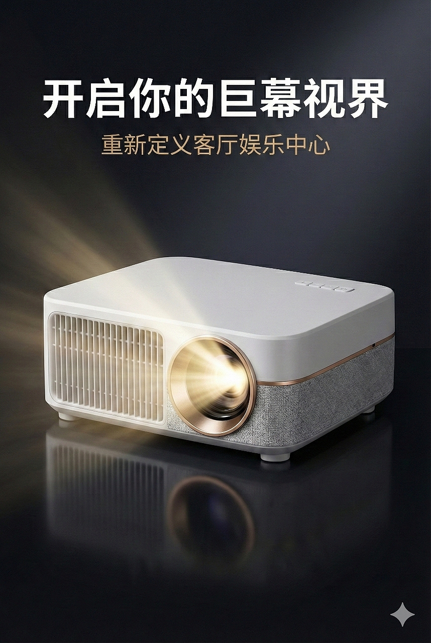 AIGC赋能投影仪详情页制作（图ZNDAyNDU2NTA0） - AI作品 - 站酷设计师lipi12138原创素材 - 站酷ZCOOL