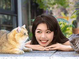 【攝藝】寵物背包模特拍攝