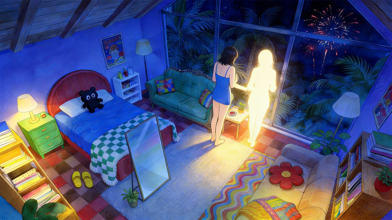 爱你老几，明天见（图ZNDAyNDYwNjQ4） - AI作品 - 站酷设计师桔七JUQI原创素材 - 站酷ZCOOL