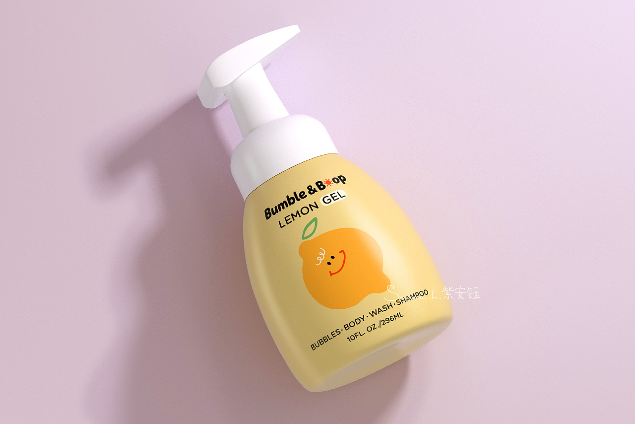 Bumble & Boop｜儿童洗护沐浴露包装设计（图ZNDAyNDY0NTg4） - 包装 - 站酷设计师紫安钰原创素材 - 站酷ZCOOL