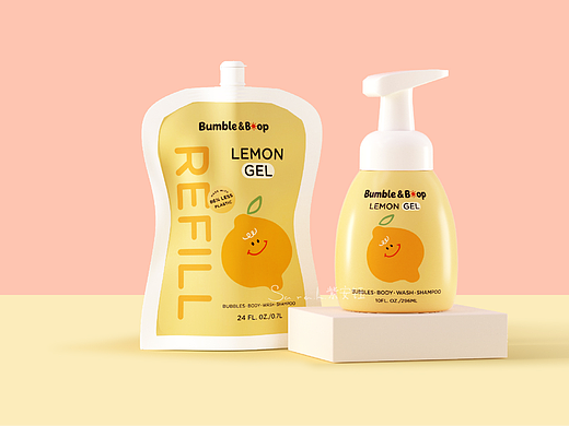 Bumble & Boop｜儿童洗护沐浴露包装设计