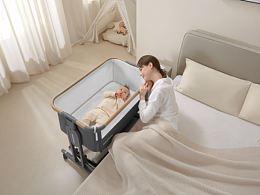 亚马逊儿童婴儿床拍摄