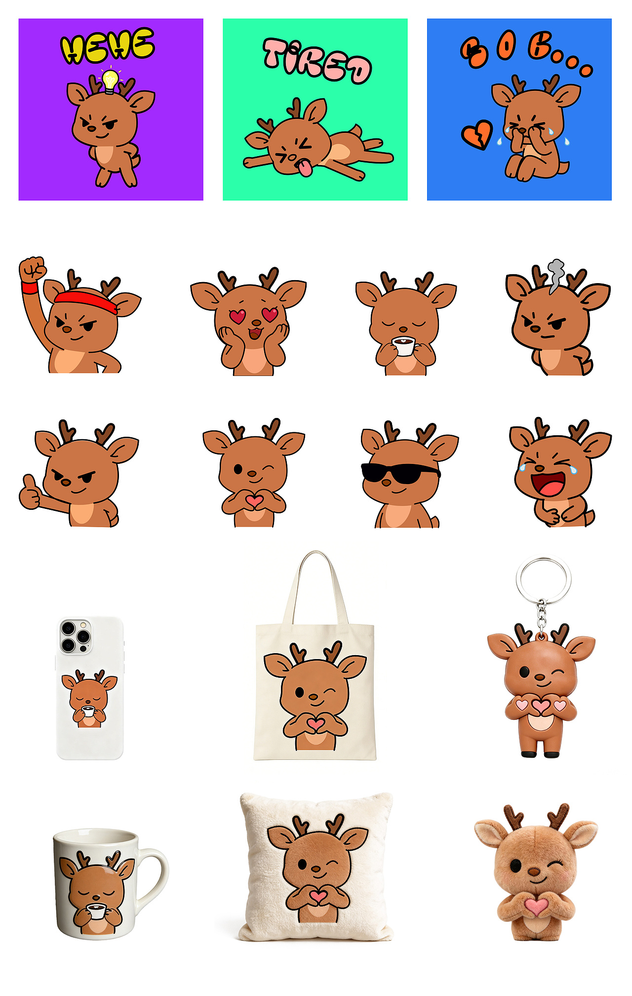 小鹿 IP 宇宙（图ZNDAyNDc3NTA0） - 创作习作 - 站酷设计师山海画境原创素材 - 站酷ZCOOL