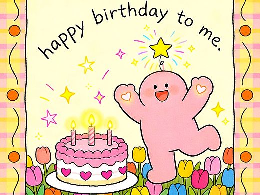 🎂今天的我，快乐万岁！
