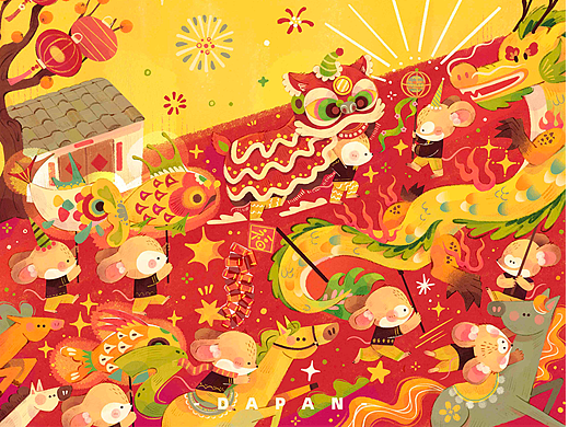 大场景系列插画