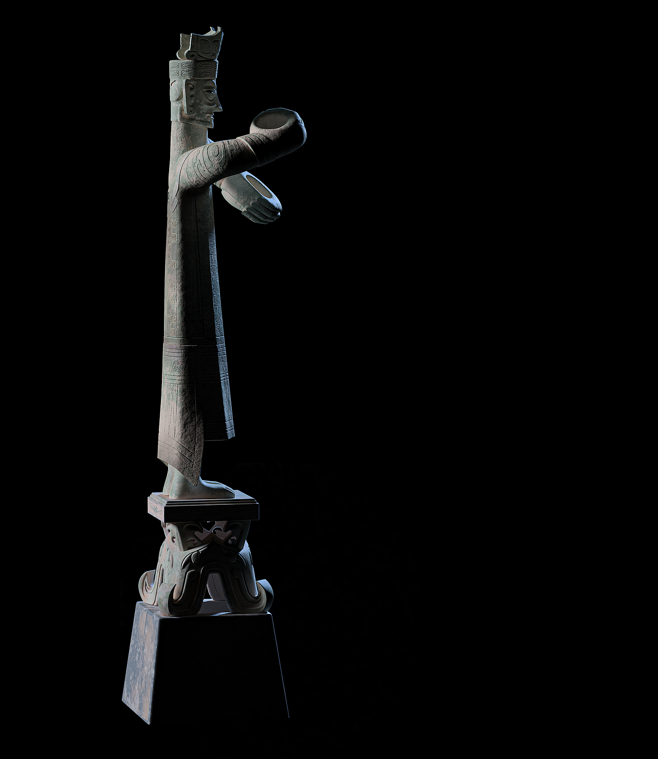 三星堆大力人文物复刻（图ZNDAyNDkwNTA4） - 产品 - 站酷设计师WUDR原创素材 - 站酷ZCOOL