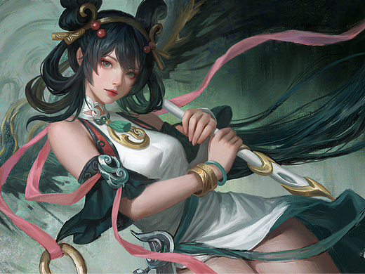 画了公孙离-离恨烟