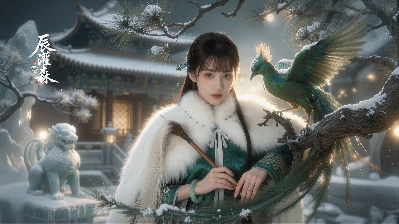 辰灌森 | 青鸾仙子系列（二）-0010（图ZNDAyNDk3ODI4） - 修图/后期 - 站酷设计师辰灌森原创素材 - 站酷ZCOOL