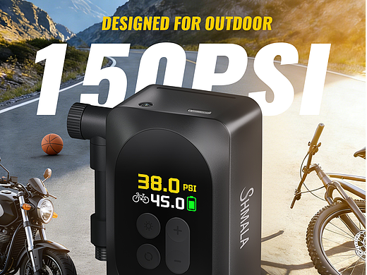 亚马逊跨境设计 充气泵 户外类主副图A+