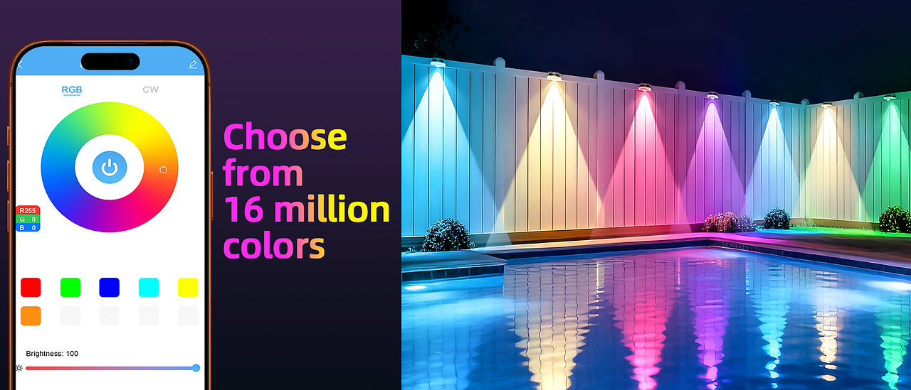 GVVOO HOME：幻彩蓝牙围栏灯（图ZNDAyNTEyMDIw） - 其他工业/产品 - 站酷设计师GVVOOHOME原创素材 - 站酷ZCOOL