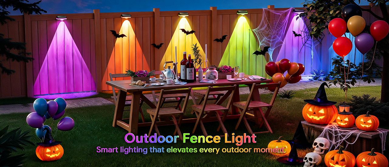 GVVOO HOME：幻彩蓝牙围栏灯（图ZNDAyNTEyMDA0） - 其他工业/产品 - 站酷设计师GVVOOHOME原创素材 - 站酷ZCOOL