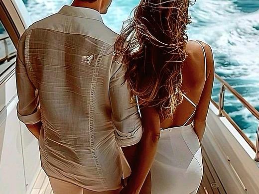 海天之间的和谐浪漫…