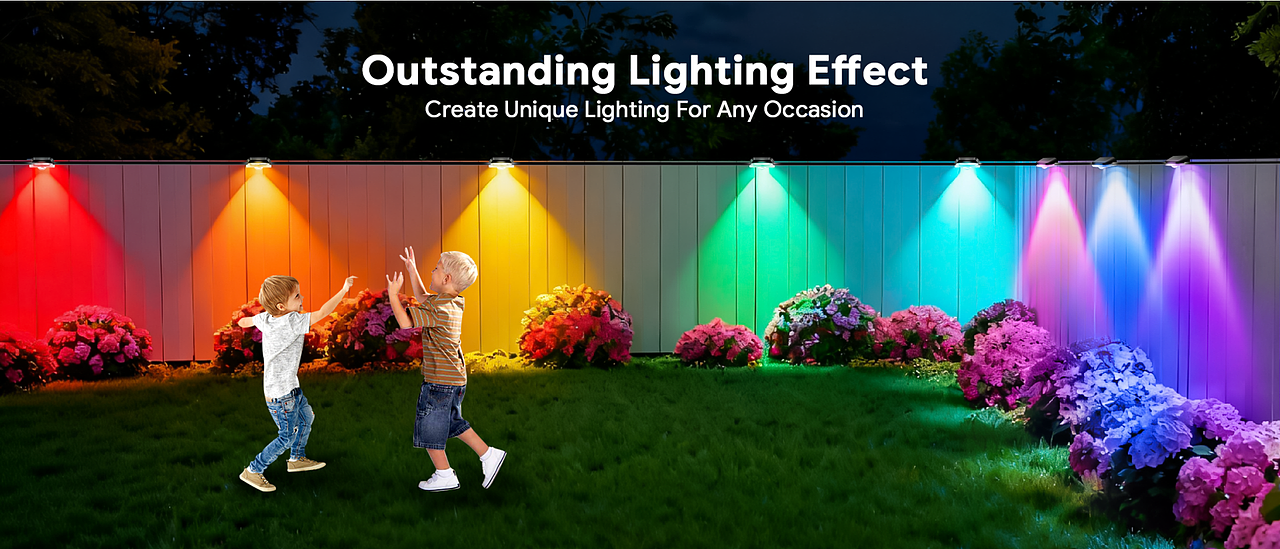 GVVOO HOME：幻彩蓝牙围栏灯（图ZNDAyNTE2Mjk2） - 其他工业/产品 - 站酷设计师GVVOOHOME原创素材 - 站酷ZCOOL