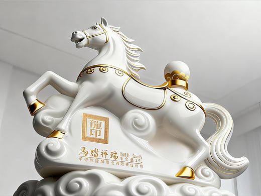 原创上市案例｜板城龙印·马踏祥瑞 马年生肖酒礼盒