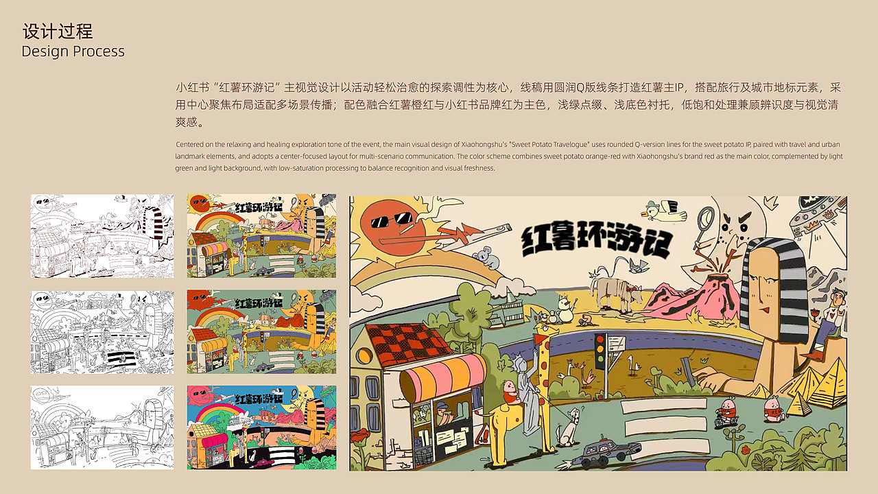 红薯环游记|City walk the world（图ZNDAyNTIyMjM2） - 创作习作 - 站酷设计师55zi琦原创素材 - 站酷ZCOOL