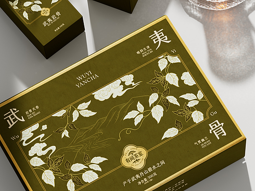 益益鲜×有间茶室 原创武夷岩茶 礼盒包装设计