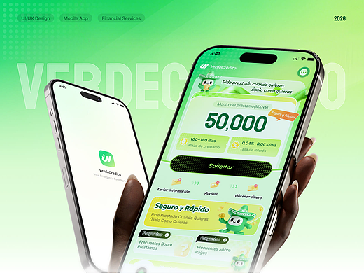VerdeCrédito APP界面设计