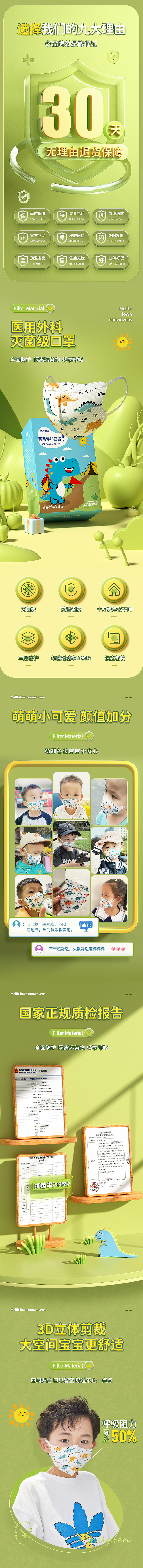 母婴 医疗器械 口罩 详情页（图ZNDAyNTM1Njg4） - 其他平面 - 站酷设计师凹凸曼设计师原创素材 - 站酷ZCOOL