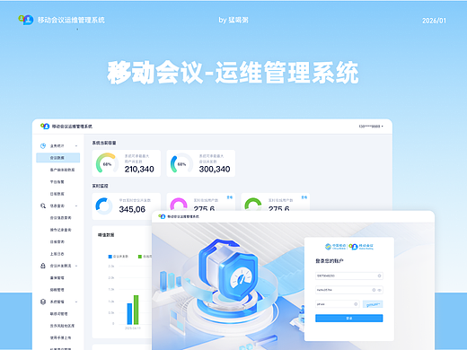 移動會議-運維管理系統（個人主頁-ZNzMxMzcyMjg=） - 軟件界面 - 站酷設計師猛喝粥原創(chuàng)素材 - 站酷ZCOOL