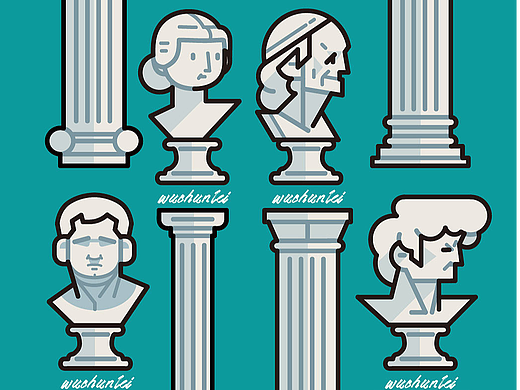 喂～那个美术生～削好铅笔来画室画石膏✏️～