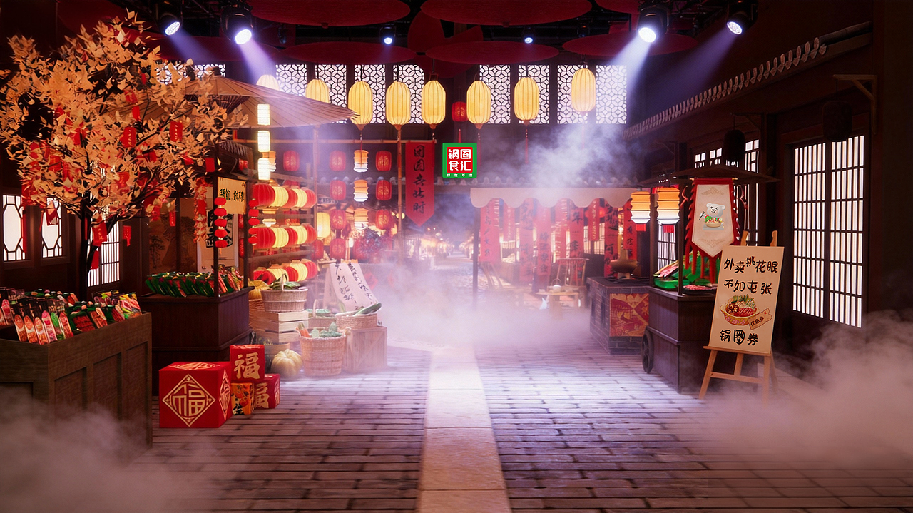 【古装舞美灯光秀】（图ZNDAyNTQyNDA0） - 舞台美术 - 站酷设计师场景师Malcolm原创素材 - 站酷ZCOOL