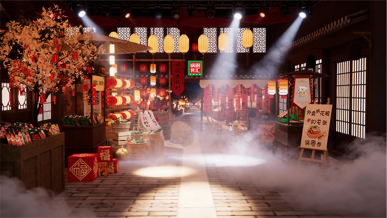 【古装舞美灯光秀】（图ZNDAyNTQyNDAw） - 舞台美术 - 站酷设计师场景师Malcolm原创素材 - 站酷ZCOOL