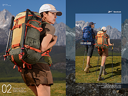 Reebok锐步 户外徒步登山包 全案+KV