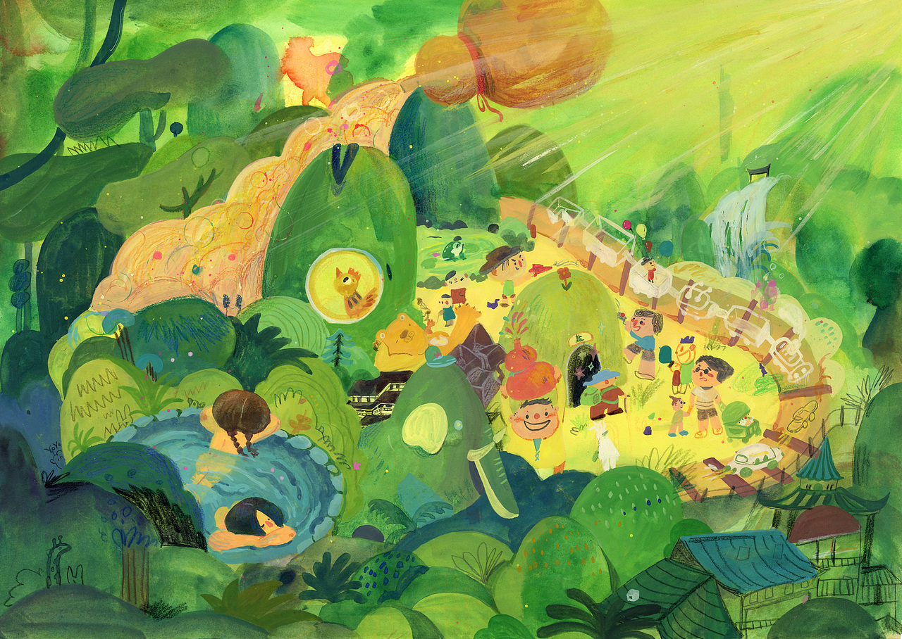 旅行游记（图ZNDAyNTQ5MjA0） - 商业插画 - 站酷设计师肚肚不可爱吗原创素材 - 站酷ZCOOL